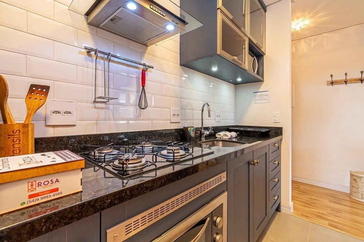Appartamento Rosa Apartamento Giovani Pizetta 304 Gramado Esterno foto